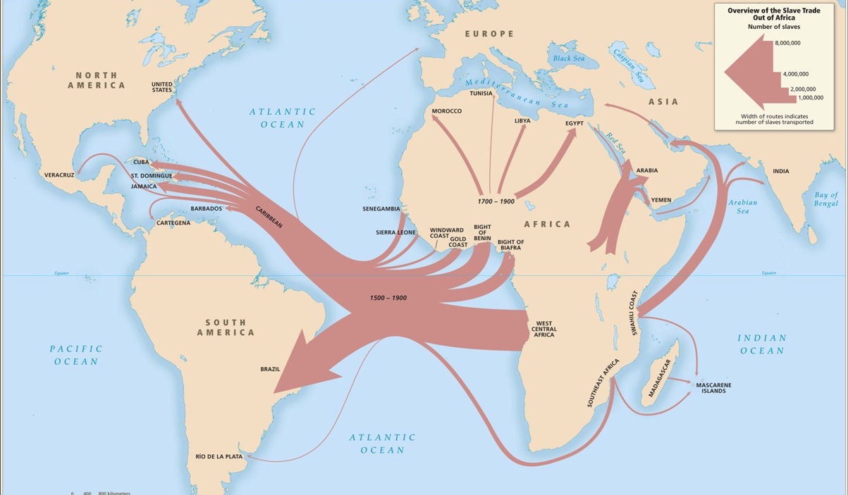 Overview of the slave trade out of Africa